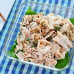 豚しゃぶ梅肉和え