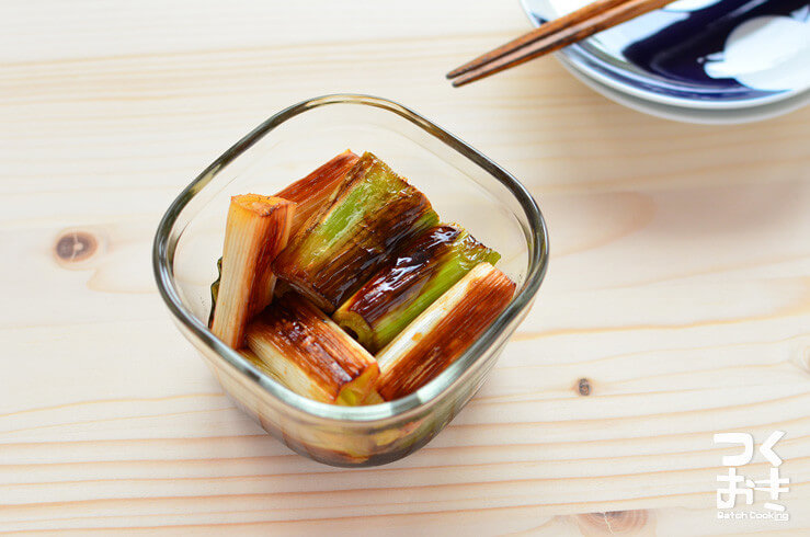 簡単すぎる常備菜。長ネギの照り焼き