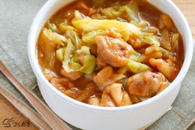 鶏とキャベツのスープ煮