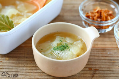 新たまねぎのスープの料理写真