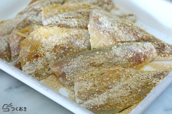 あじのカレーソテーのレシピ 作り方 つくおき