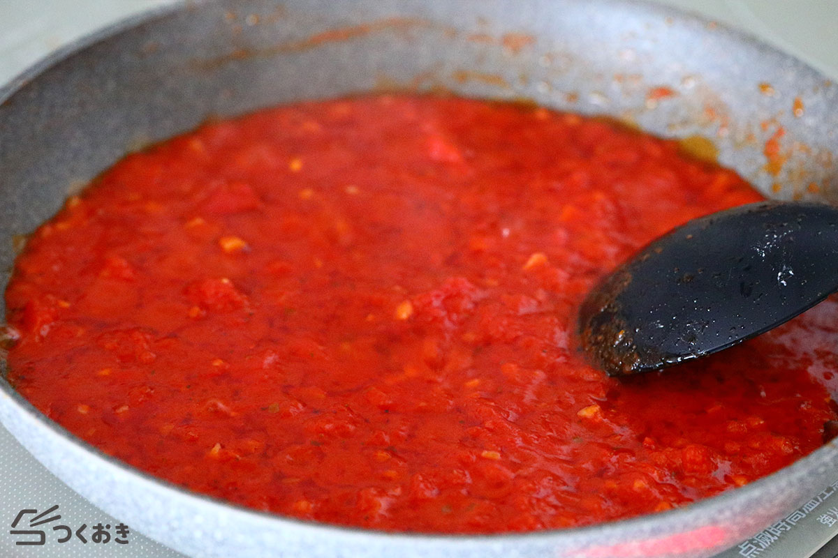 なすとささみのトマトソース煮の手順写真その7