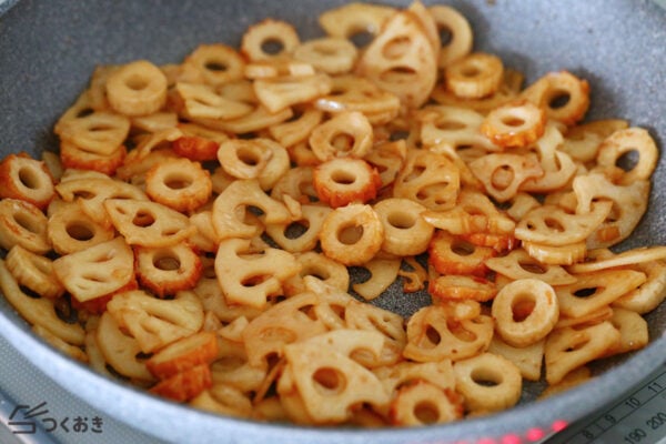 れんこんとちくわのポン酢きんぴらのレシピ/作り方 | つくおき