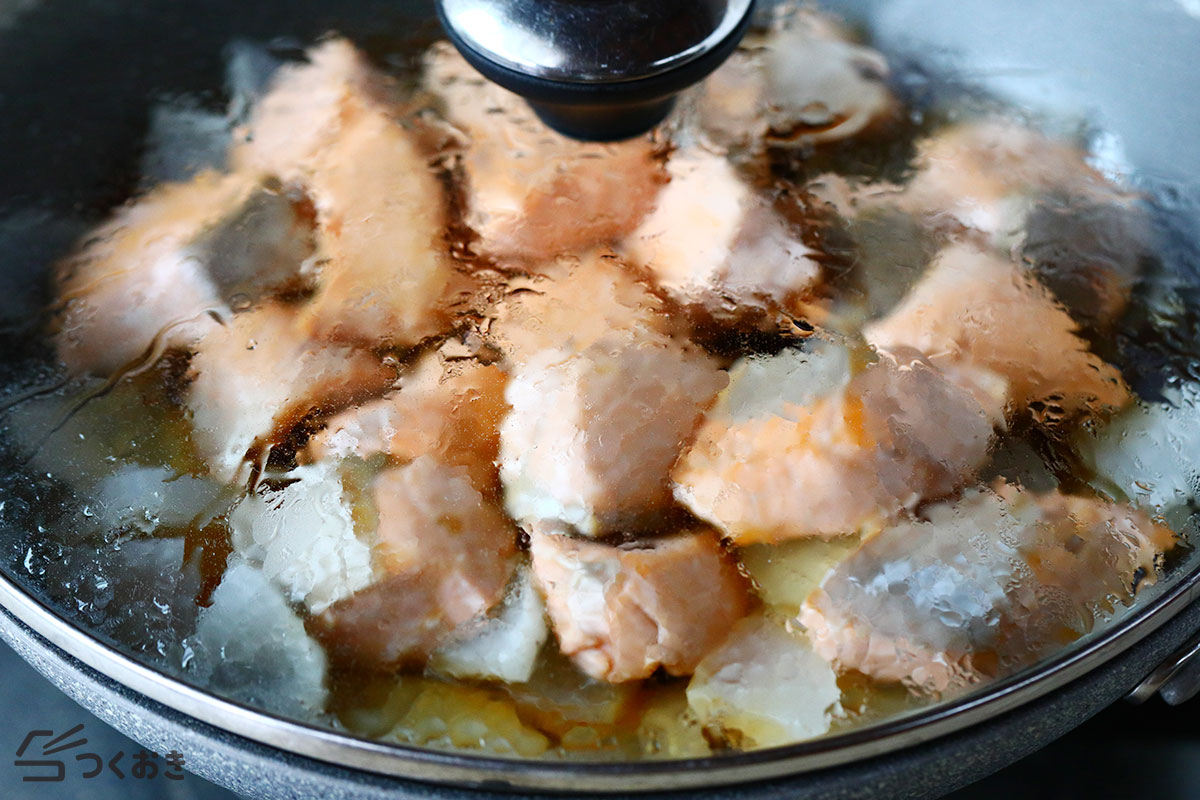 鮭と大根の炒め煮の手順写真その3