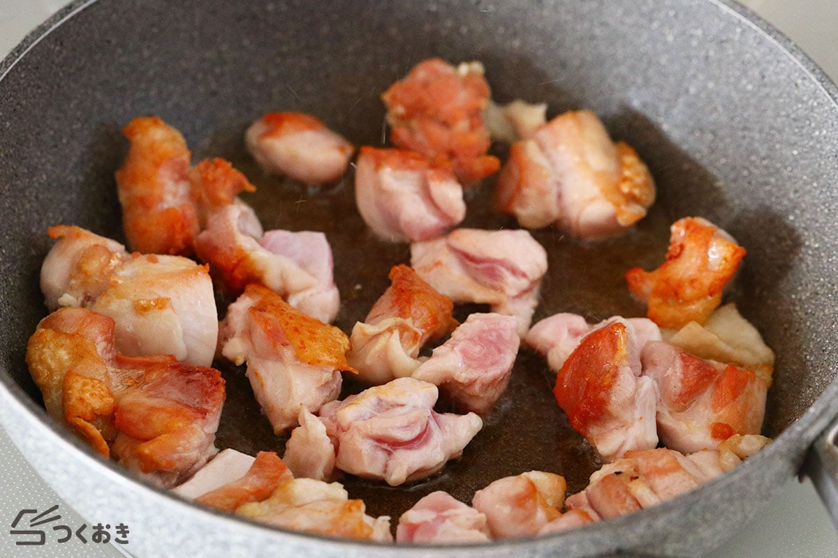 鶏肉のすき焼き風炒め煮の手順写真その1