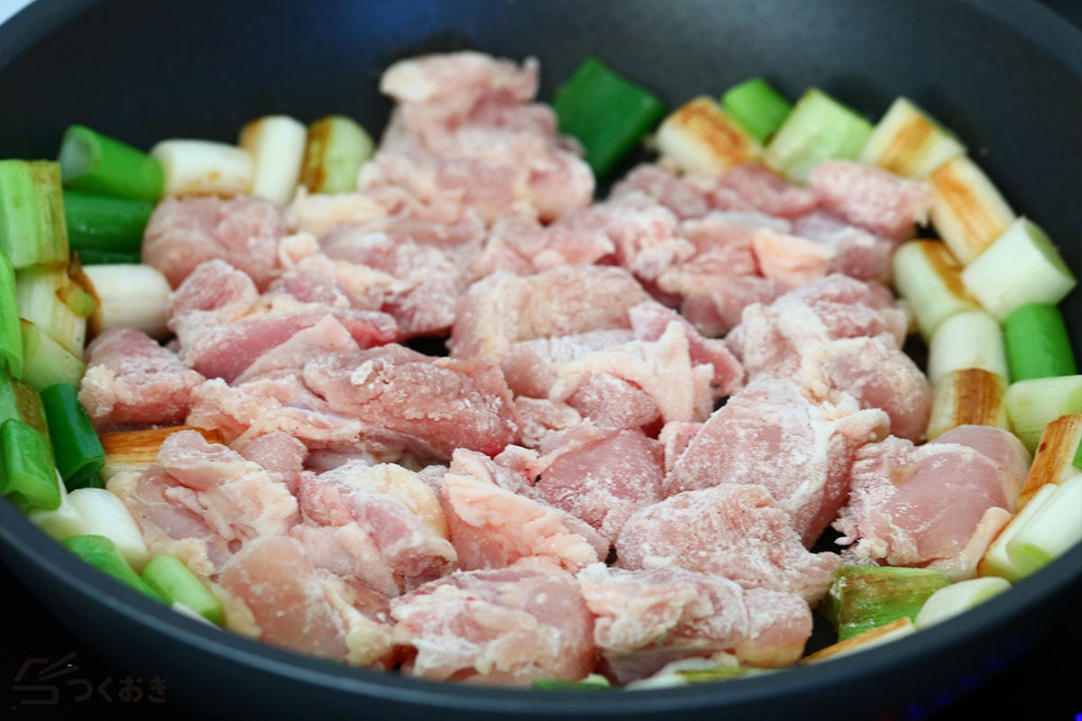 やわらか鶏と焼きねぎの南蛮漬けの手順写真その2