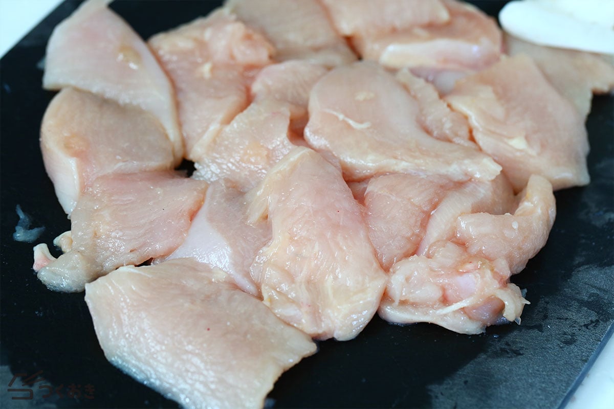 鶏むね肉のチキンカツの手順写真その1