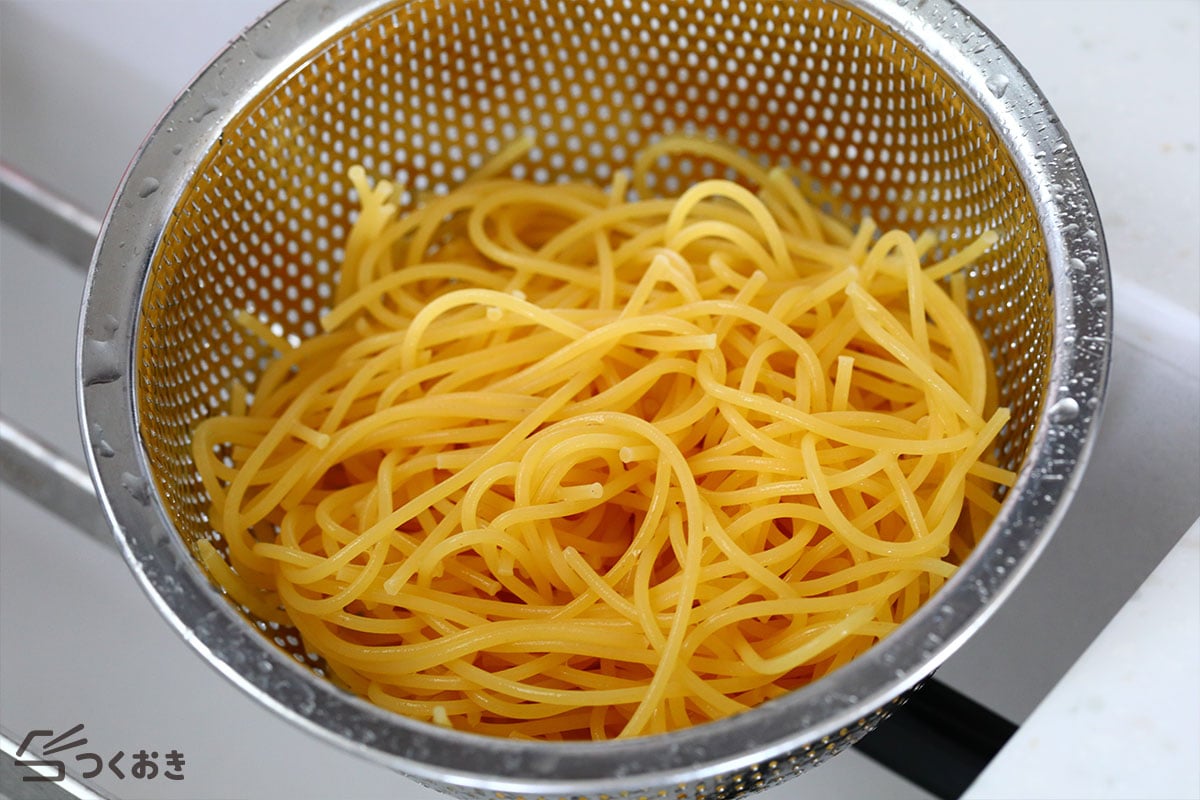 冷めてもおいしい ツナと塩こんぶの和パスタの手順写真その2