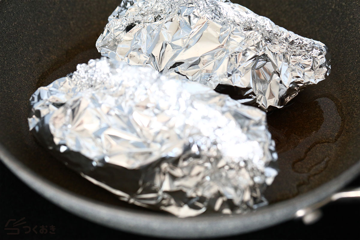 手間いらず 基本の鮭のホイル焼きの手順写真その6