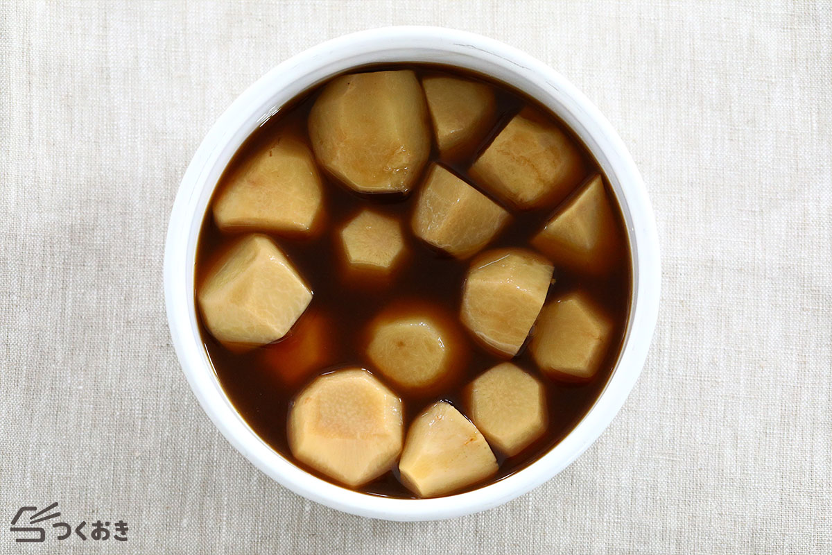 ほっこり♪基本の里芋の煮物の冷蔵保存写真
