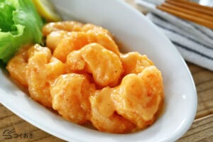 簡単なのに本格的！揚げずにプリプリえびマヨの写真