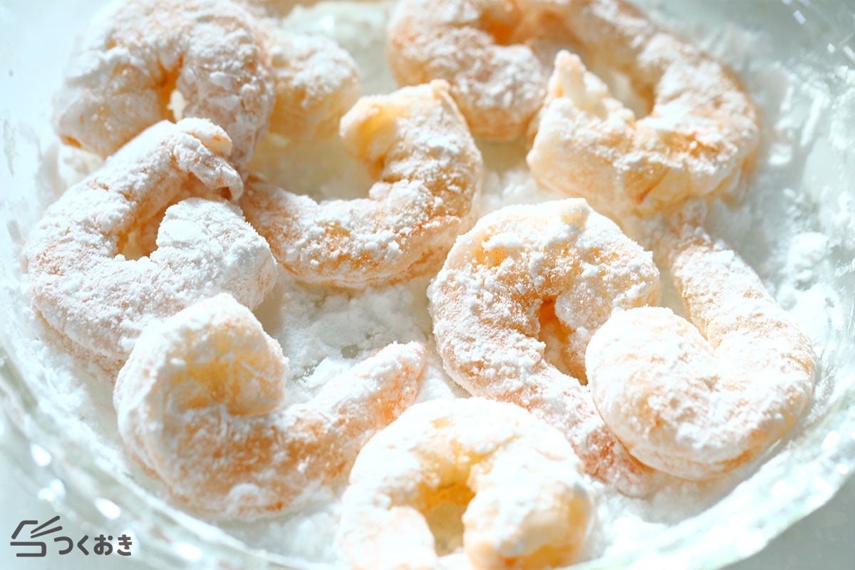 簡単なのに本格的！揚げずにプリプリえびマヨの手順写真その3