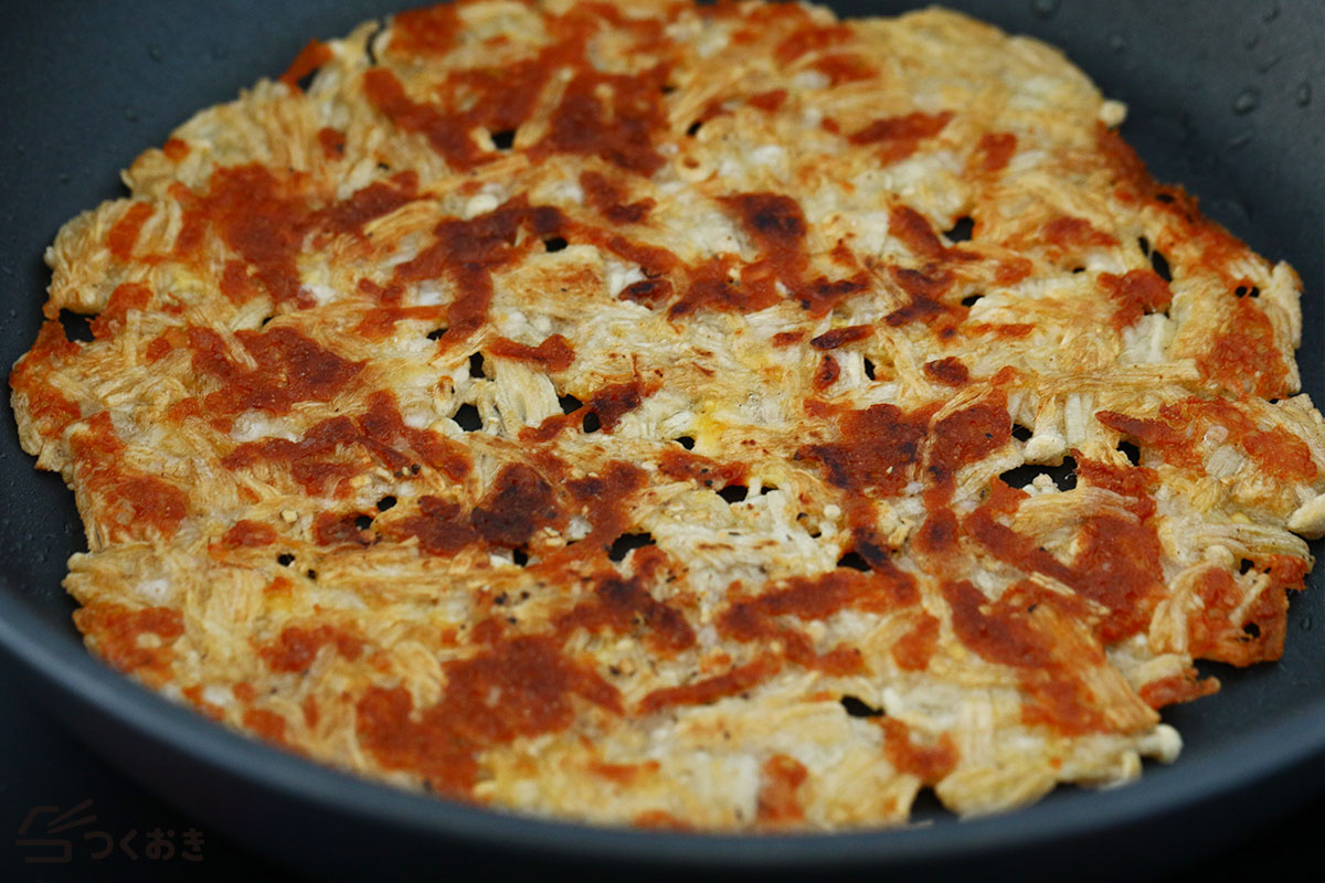 10分で沼！えのきのカリカリチーズ焼きの手順写真その4