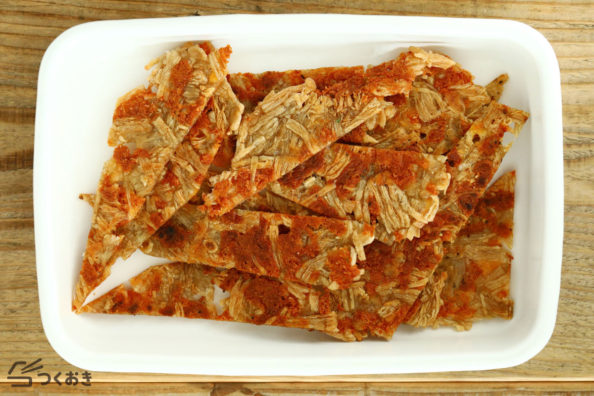 10分で沼！えのきのカリカリチーズ焼きの冷蔵保存写真