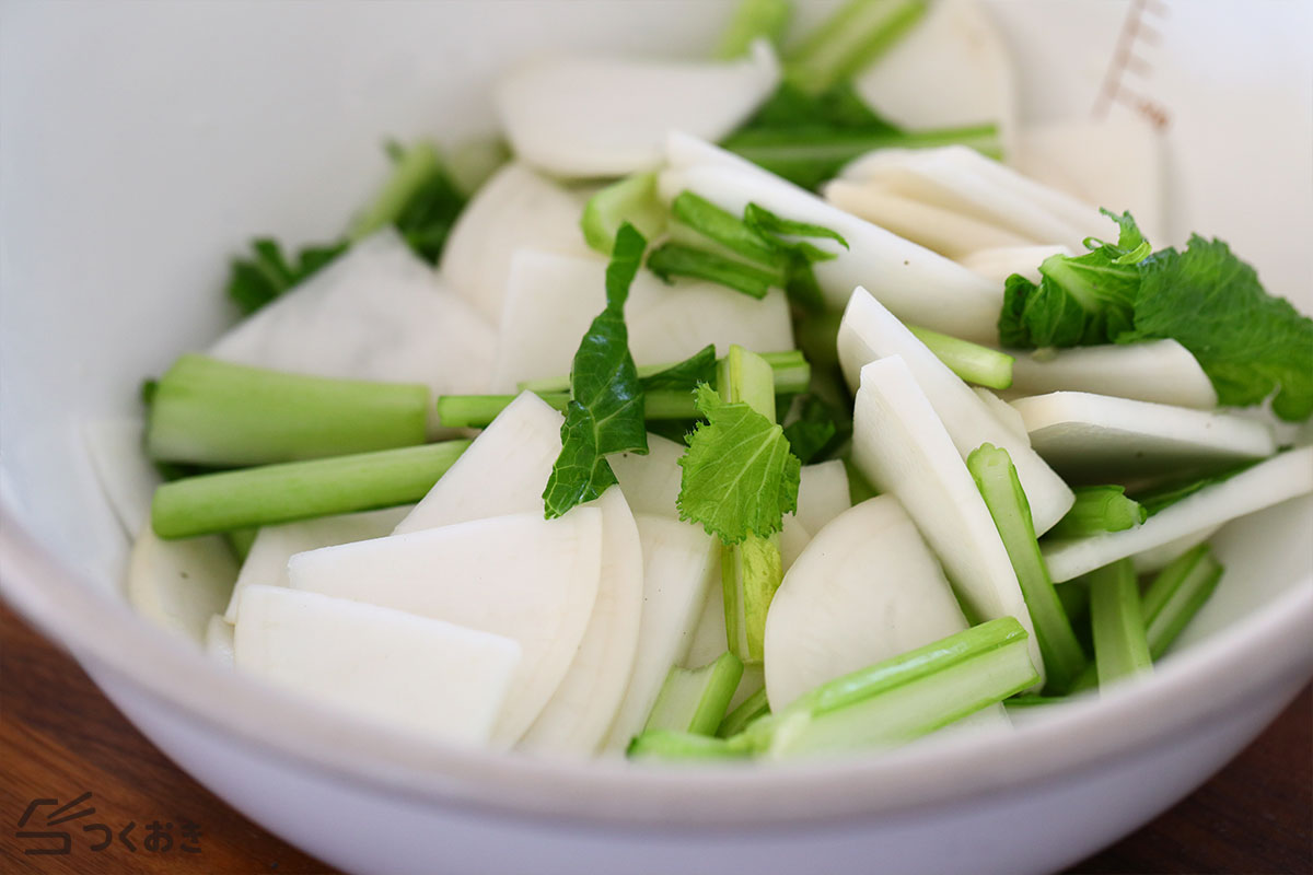 簡単やみつき かぶのナムルの手順写真その1