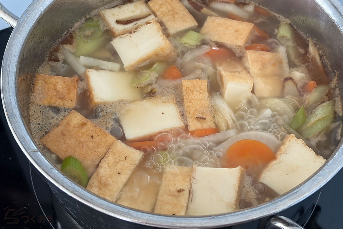 野菜たっぷり 簡単けんちん汁の手順写真その3