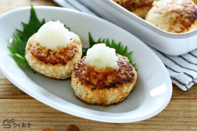 ふわふわジューシー！豆腐ハンバーグの料理写真