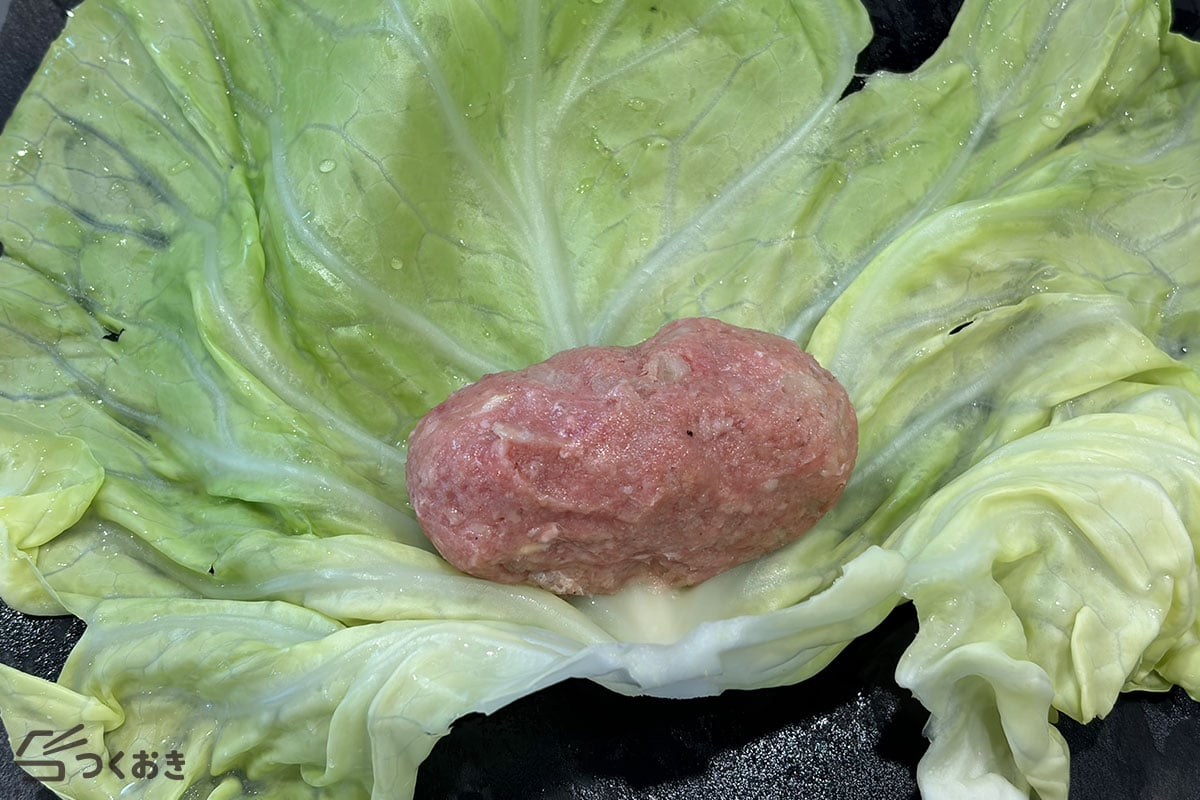 基本のロールキャベツの手順写真その2