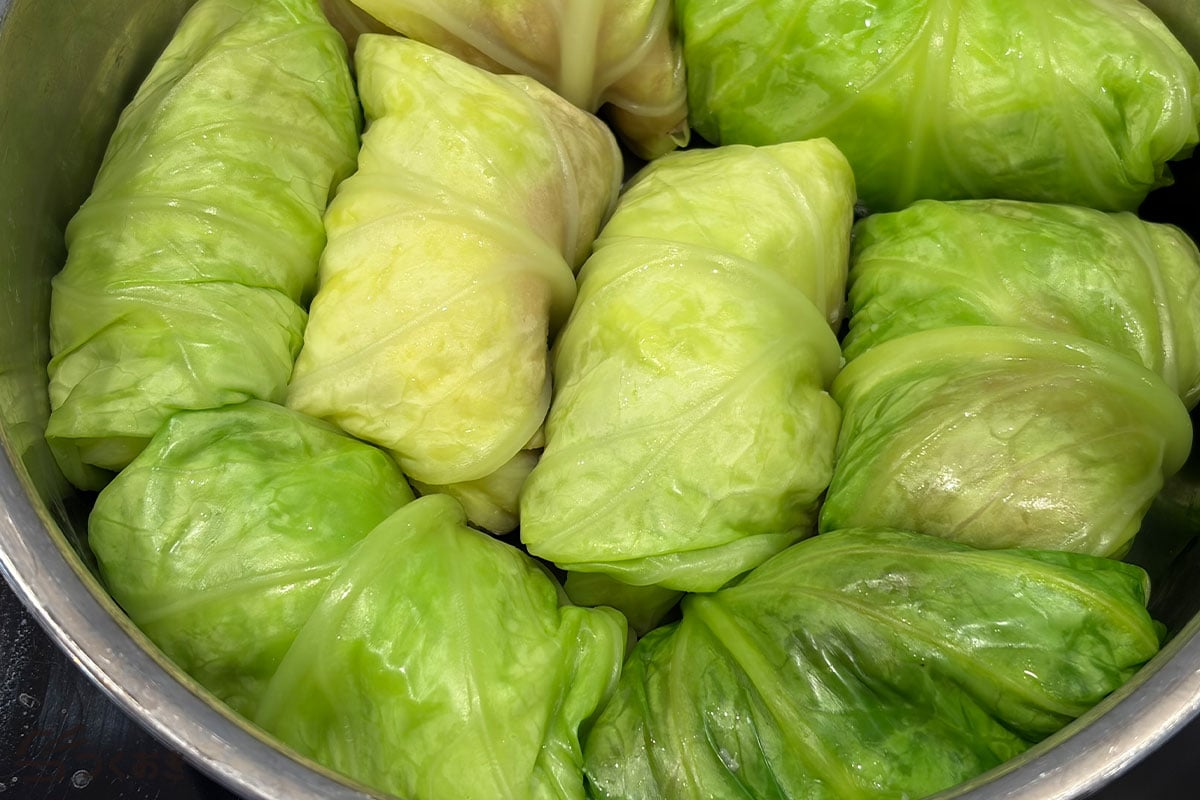 基本のロールキャベツの手順写真その3