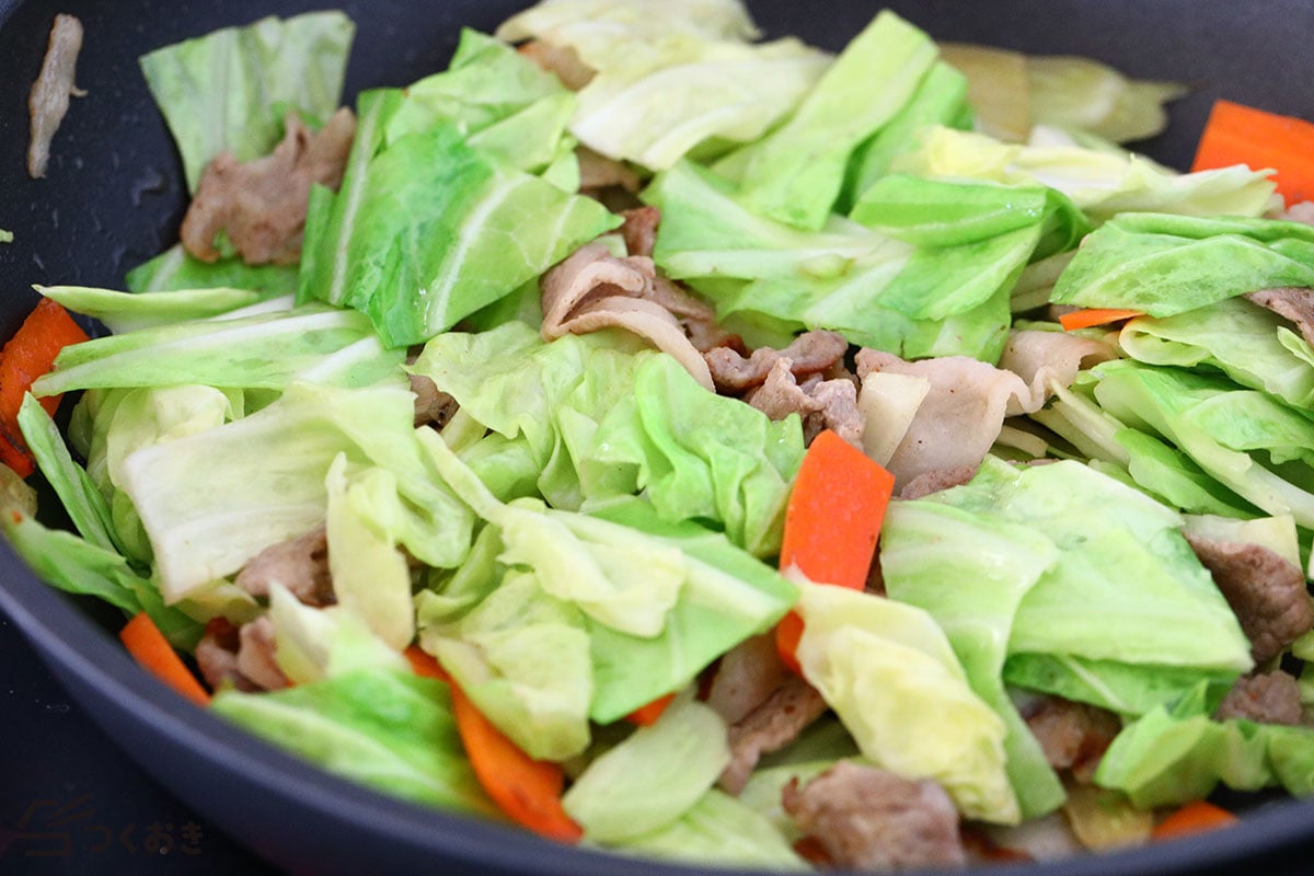 失敗なし！基本の焼きうどんの手順写真その3