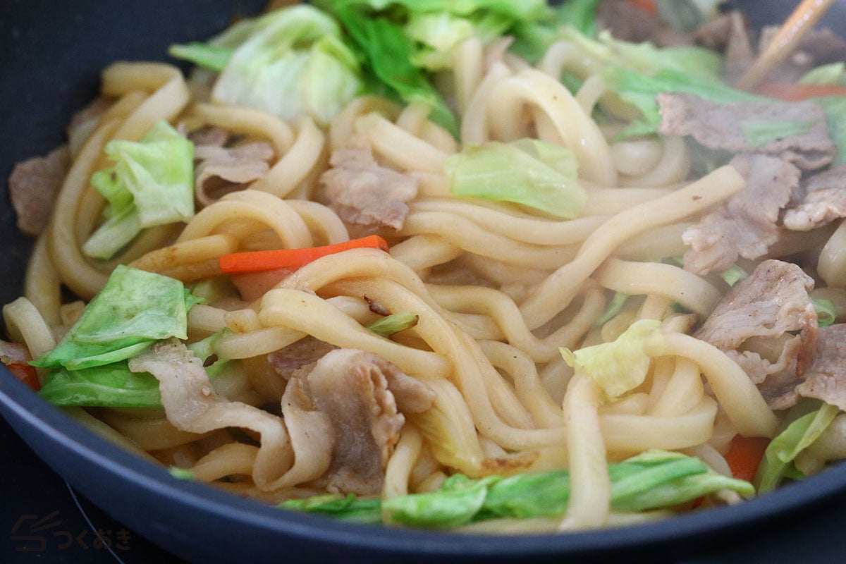 失敗なし！基本の焼きうどんの手順写真その5