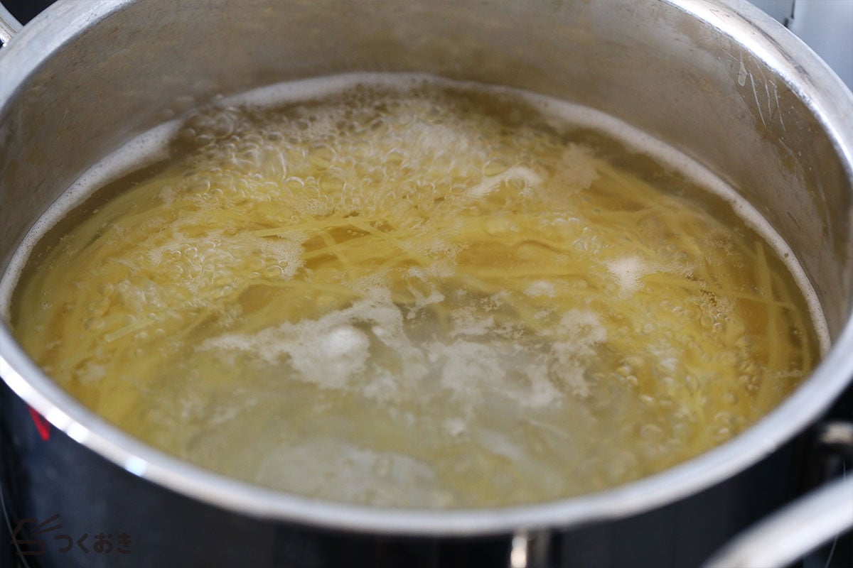 簡単本格的！ペペロンチーノの手順写真その1