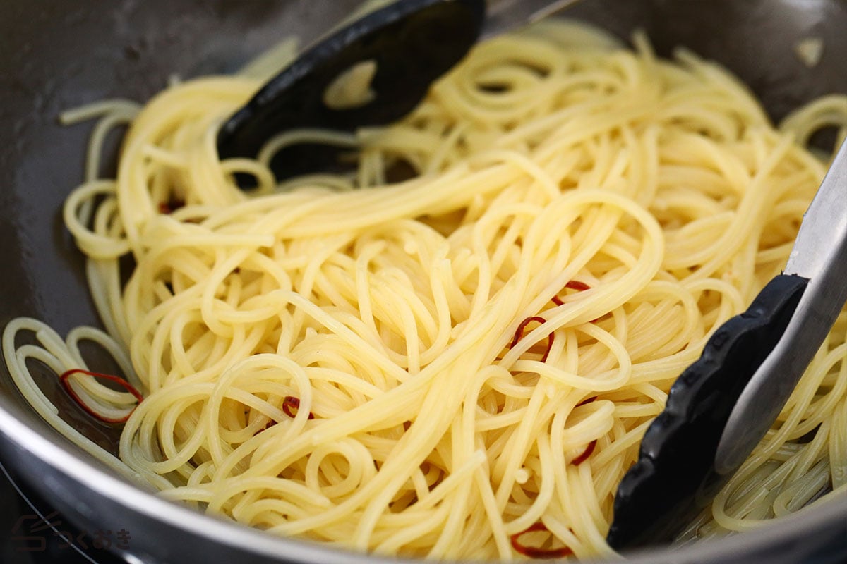 簡単本格的！ペペロンチーノの手順写真その5