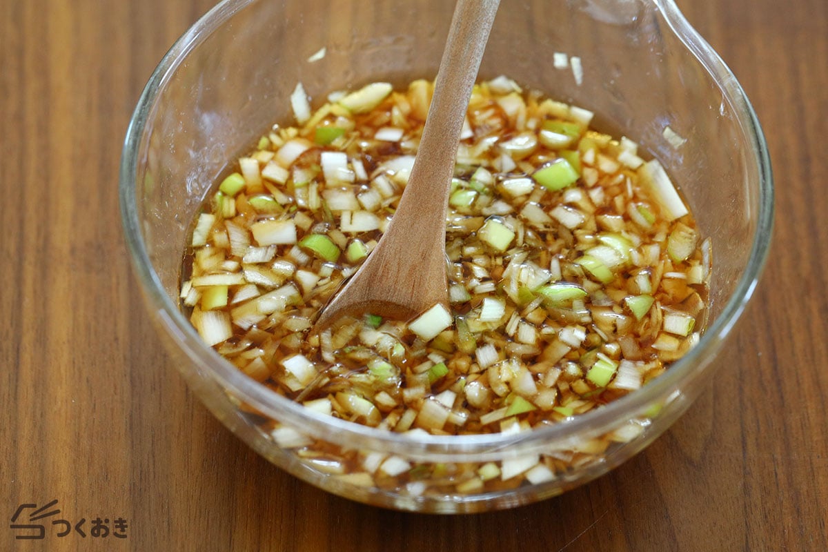 揚げずに簡単！基本の油淋鶏の手順写真その1