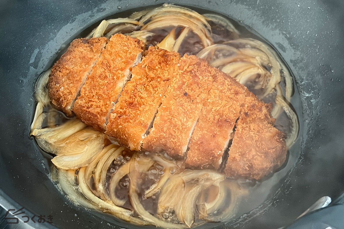 基本のカツ丼の簡単レシピ・作り方の手順写真その3