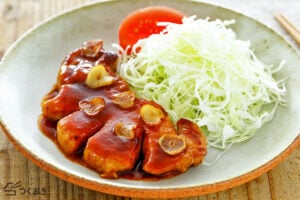 お肉やわらか＆絶品ソース！トンテキの写真