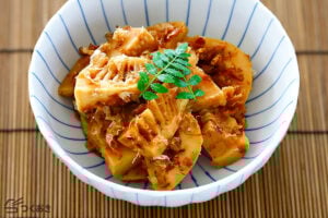 たけのこの煮物（土佐煮）の写真