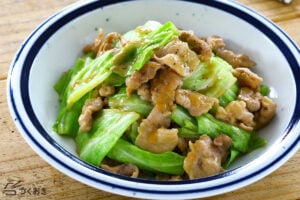 豚肉とキャベツの醤油マヨ炒めの写真