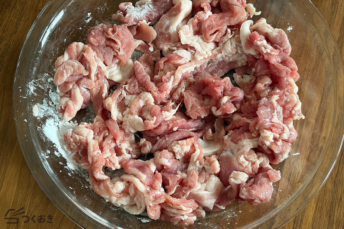 豚肉とキャベツの醤油マヨ炒めの手順写真その2