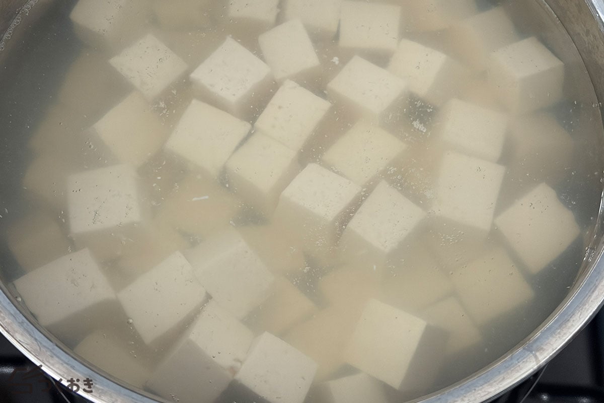 身近な調味料で◎ 基本の麻婆豆腐の手順写真その1