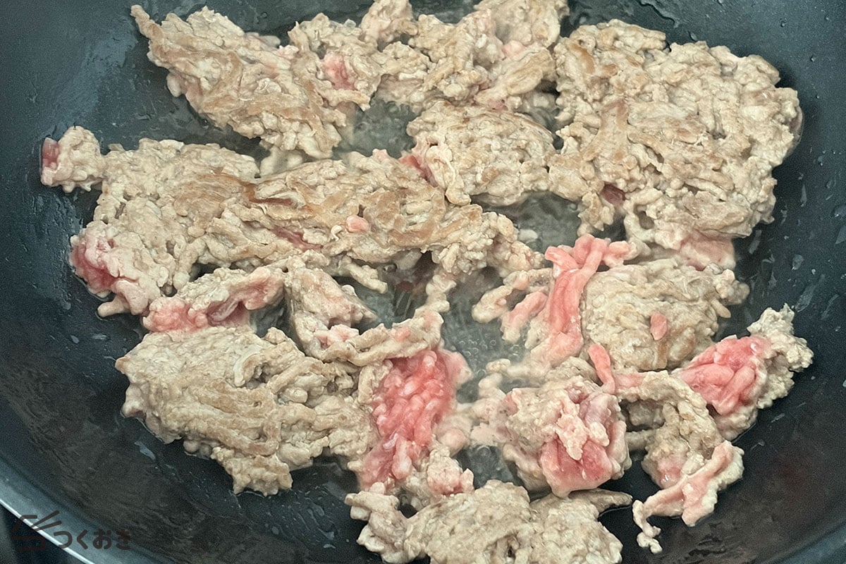 身近な調味料で◎ 基本の麻婆豆腐の手順写真その2