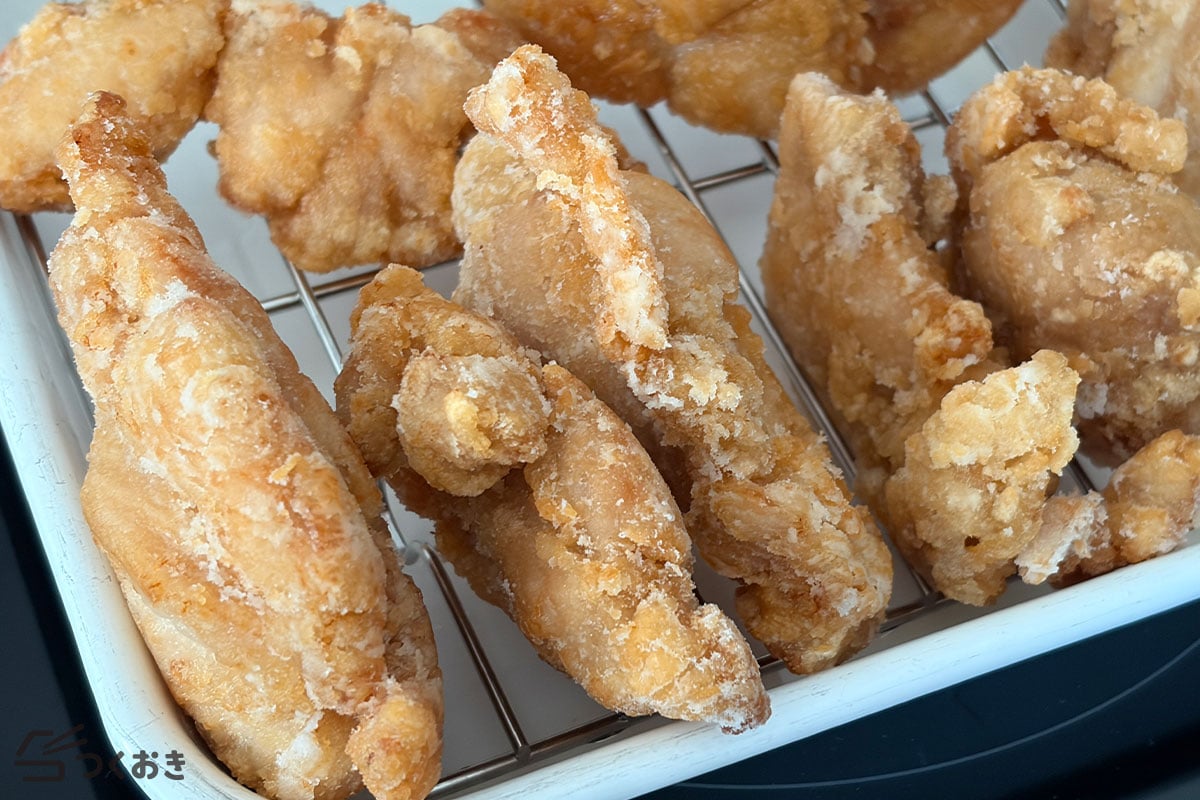 カリッとジューシー！基本の鶏の唐揚げの手順写真その4
