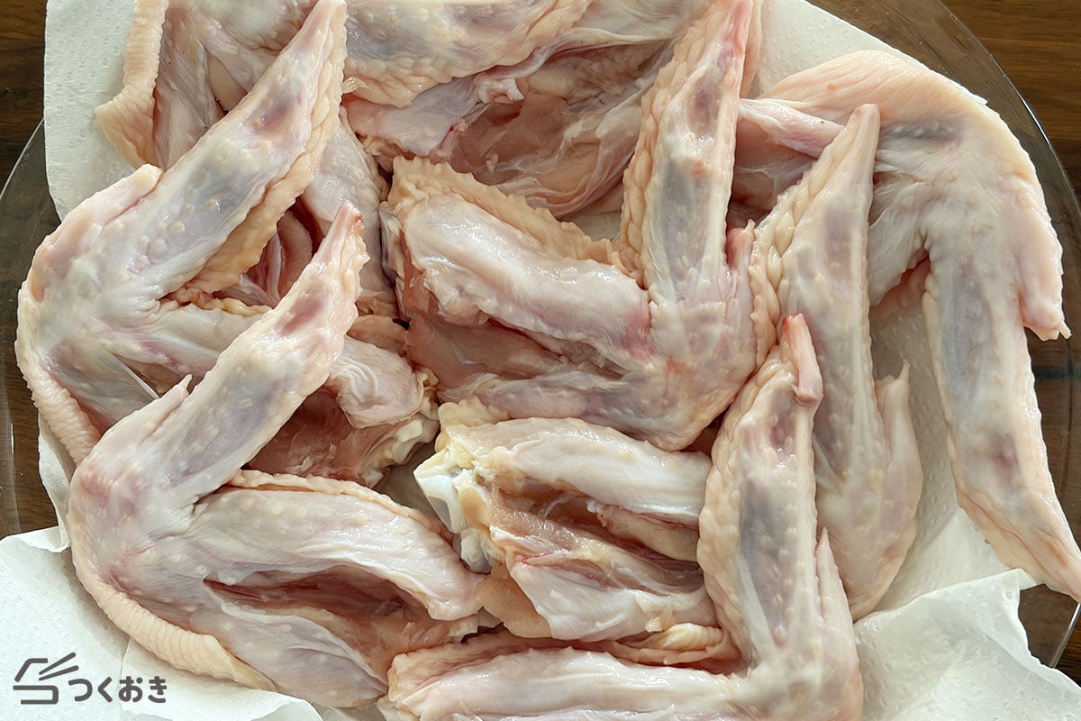 フライパンで簡単！手羽先の甘辛焼きの手順写真その1