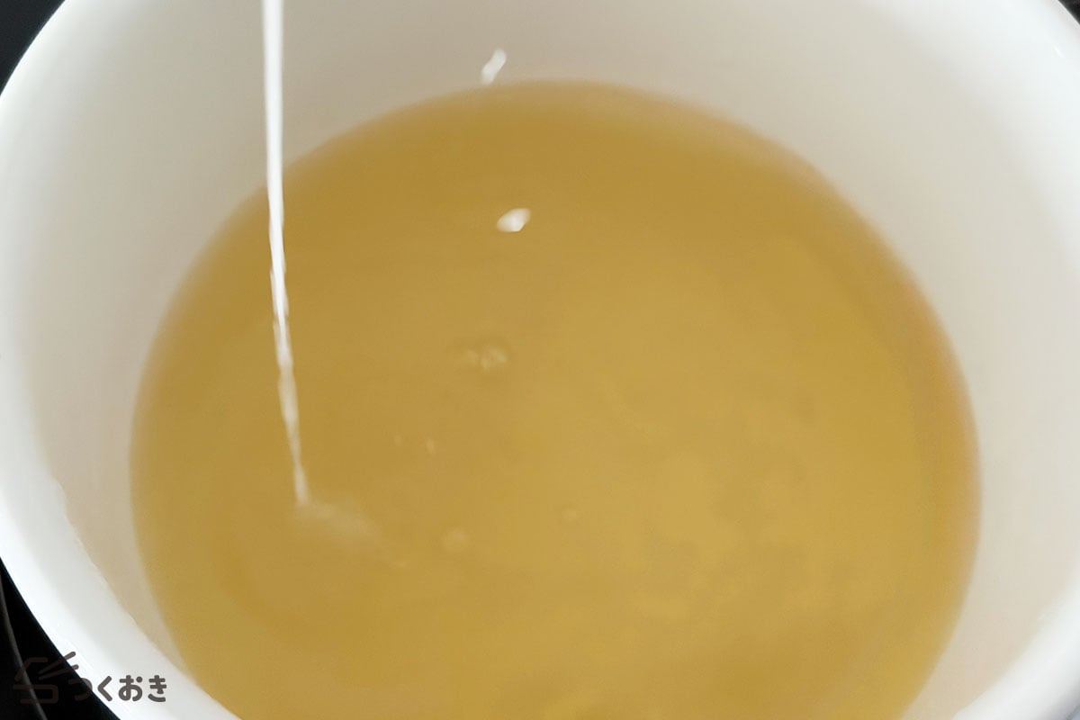 簡単ふわふわ！基本の中華風卵スープの手順写真その2
