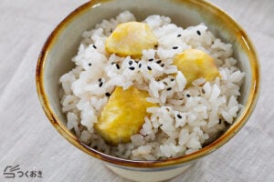 炊飯器でほくほく 基本の栗ご飯の写真