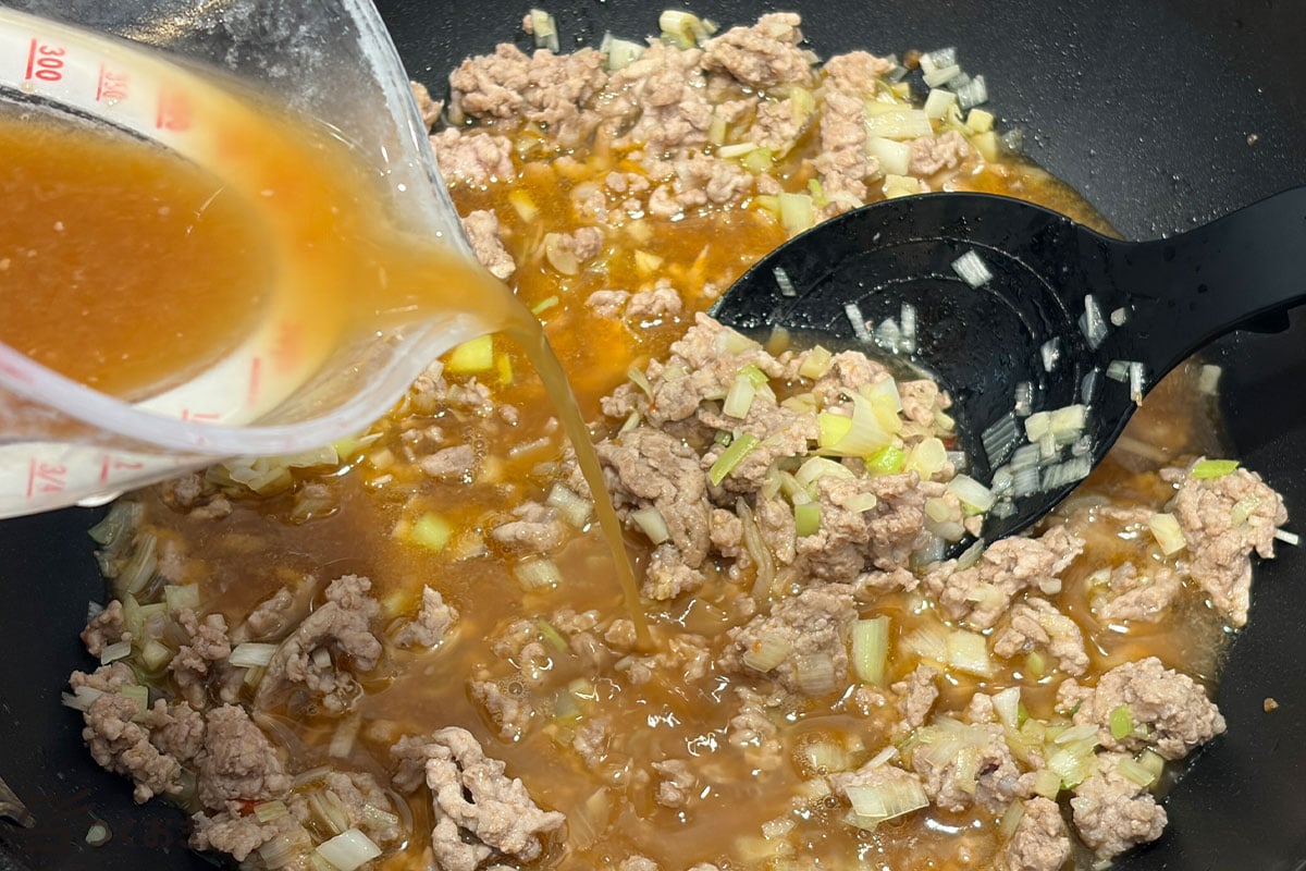 とろっとコクうま！基本の麻婆茄子の手順写真その4